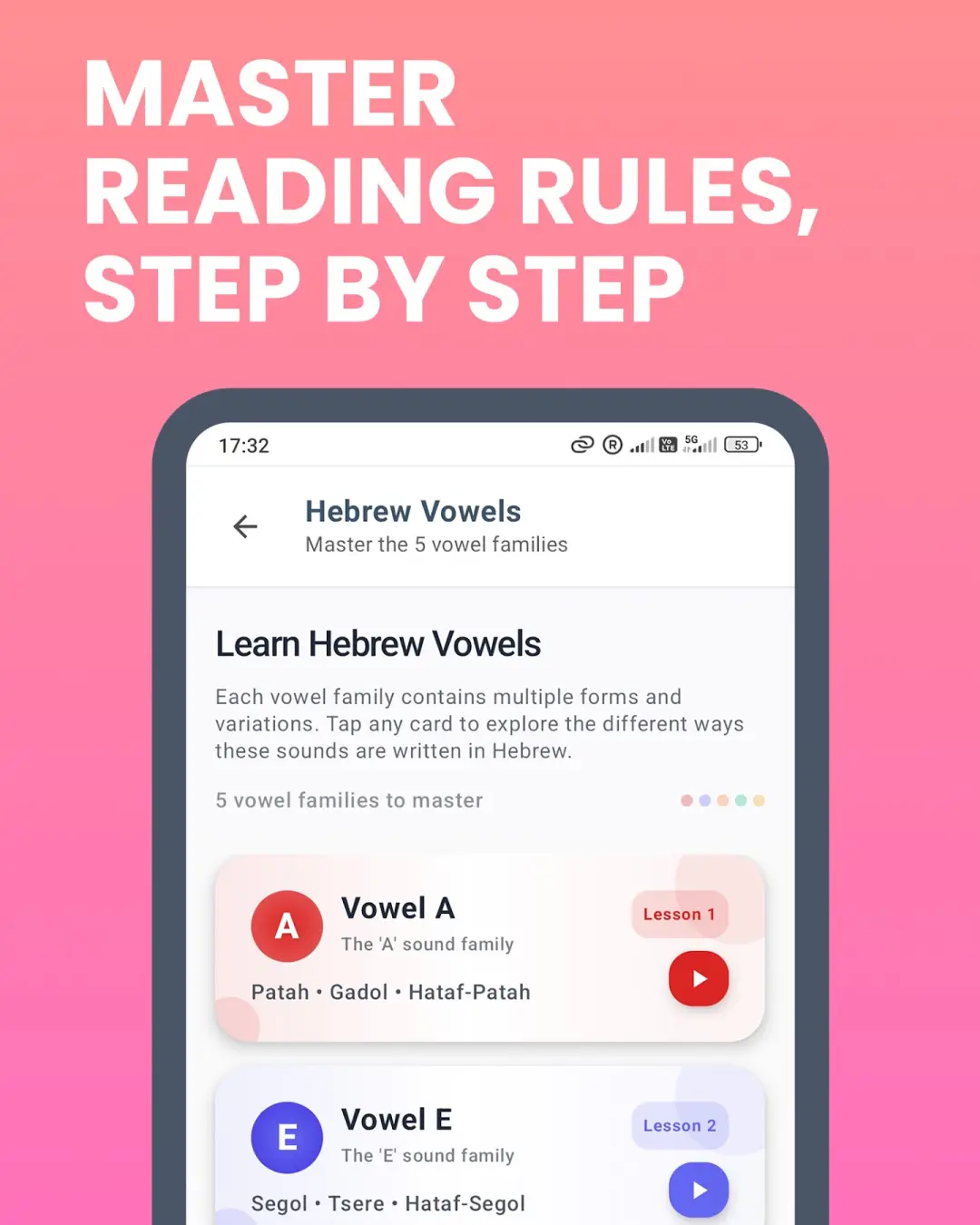 Hebrew Alphabet App — знімок екрана