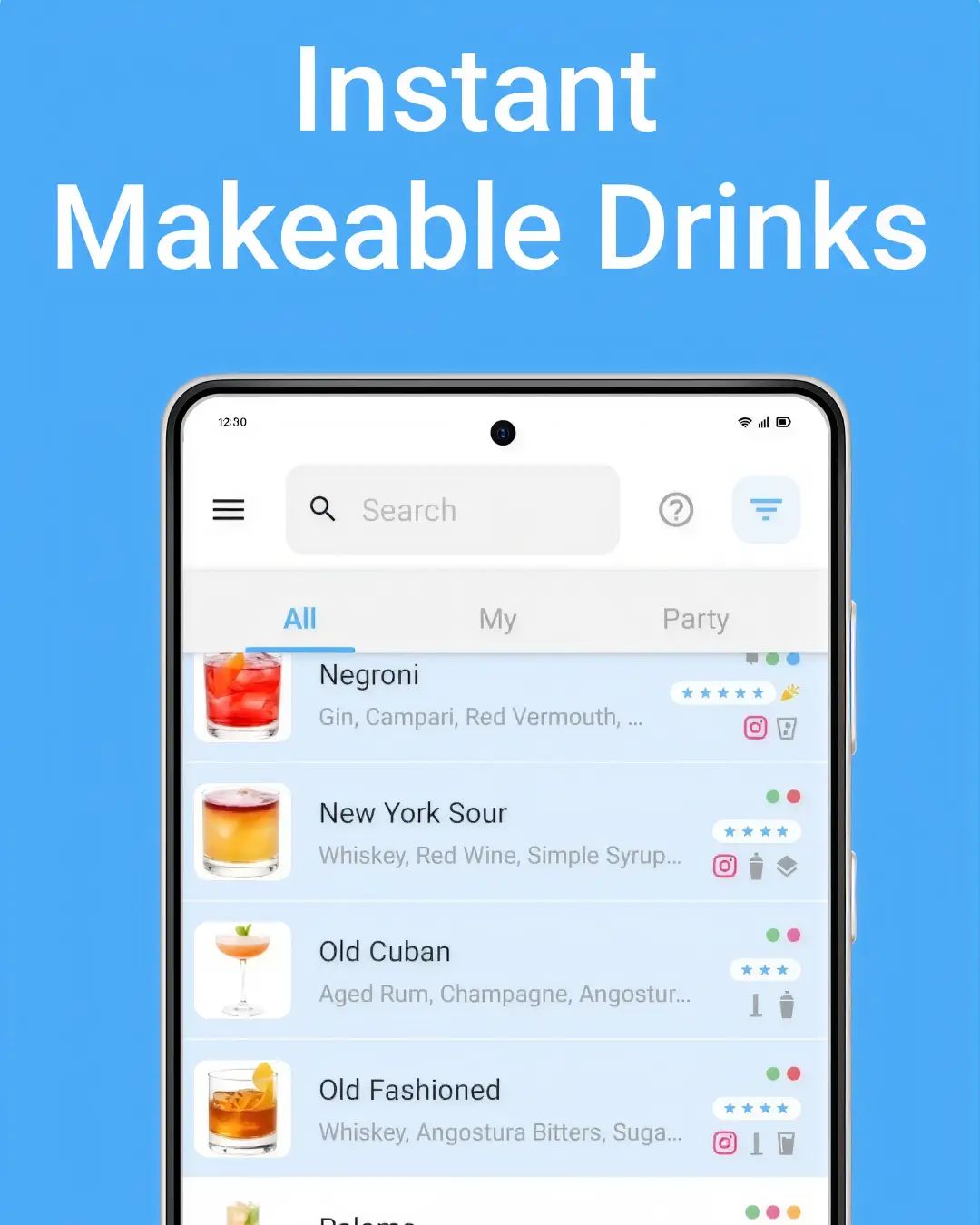 Your Bar — знімок екрана