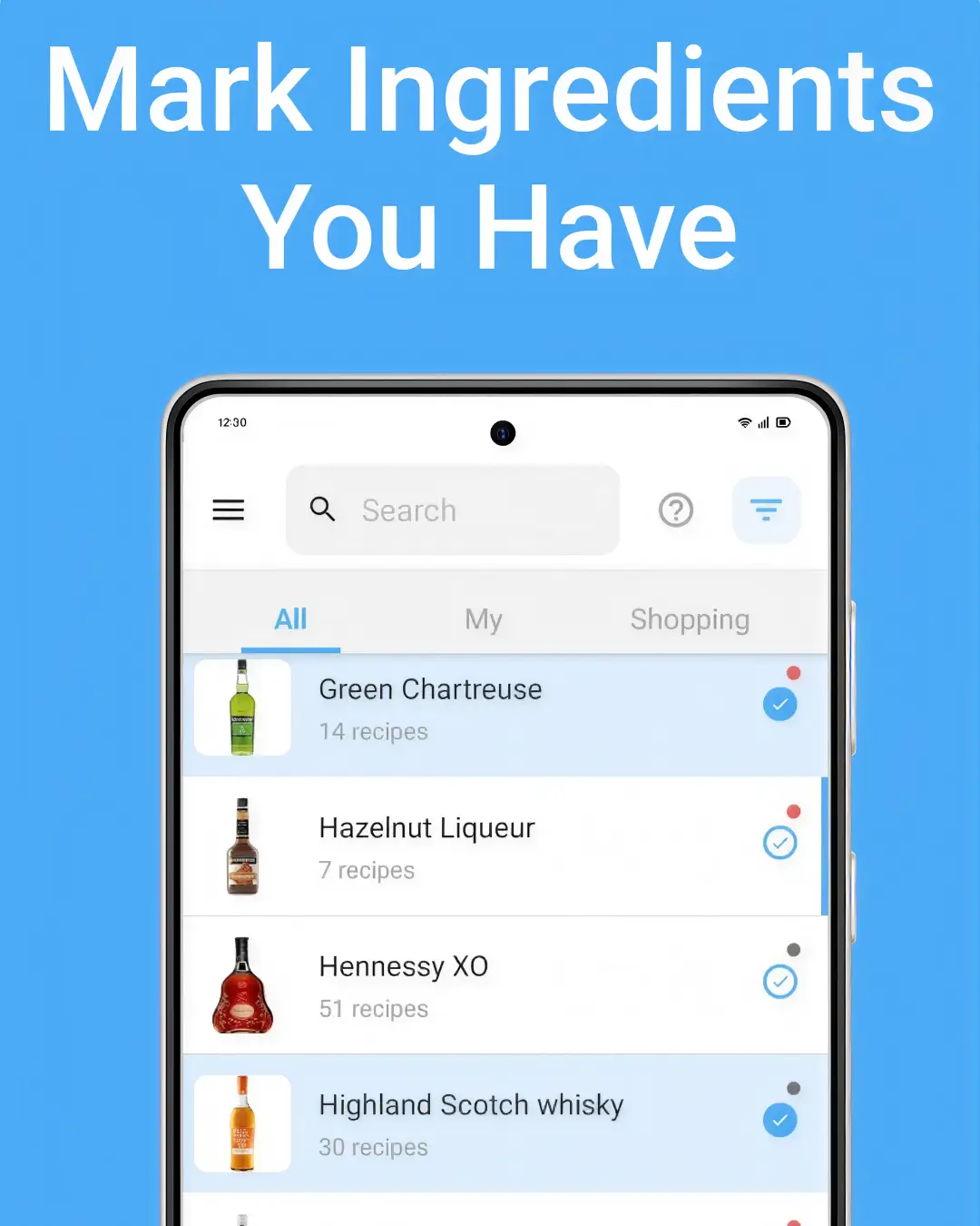 Your Bar — знімок екрана