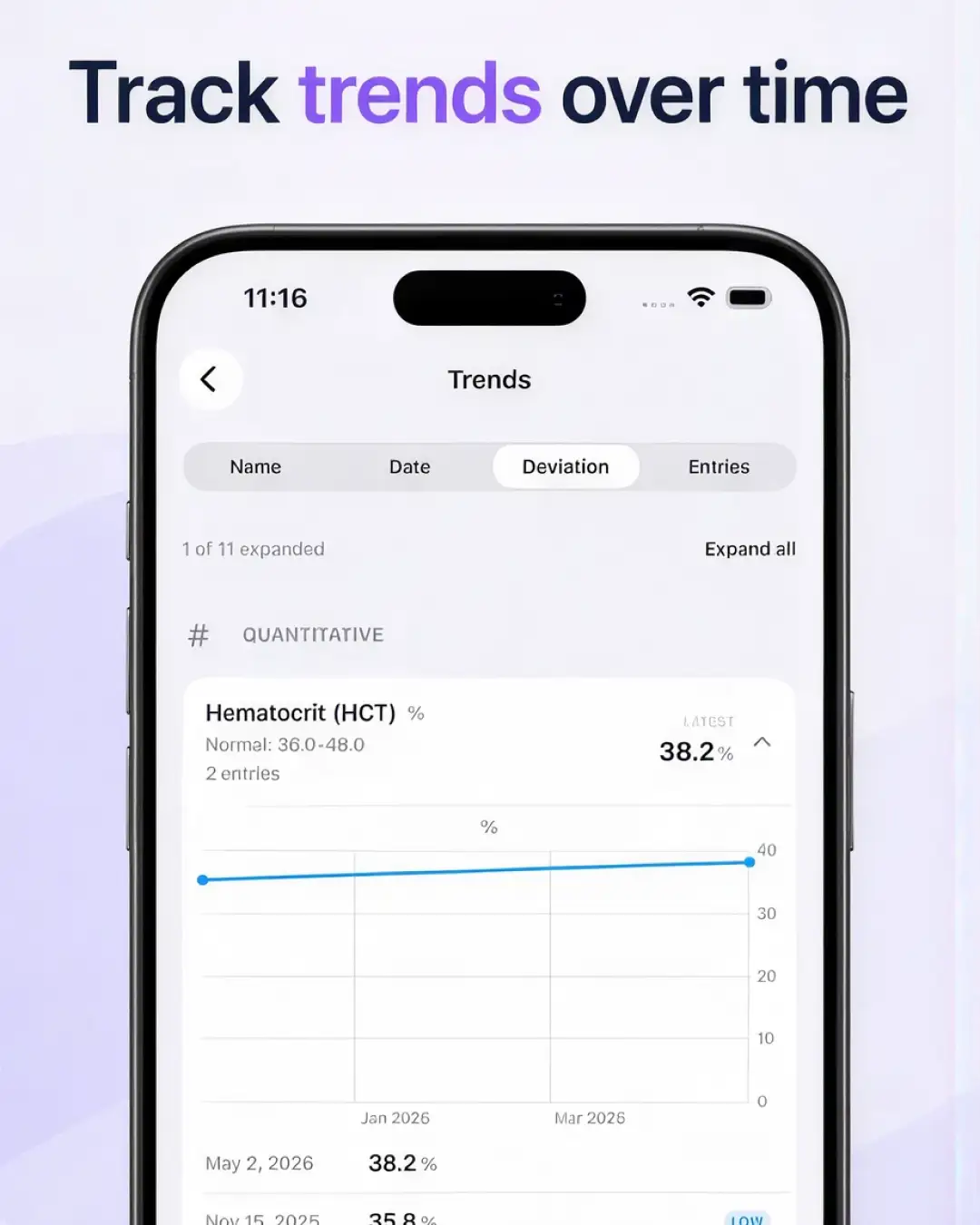VisuVena — знімок екрана