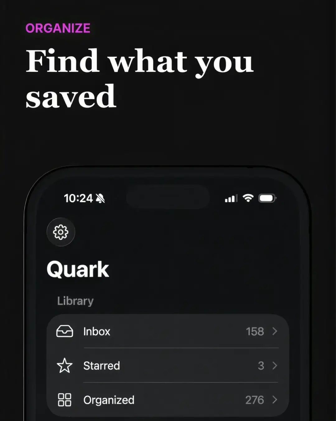 Quark — знімок екрана