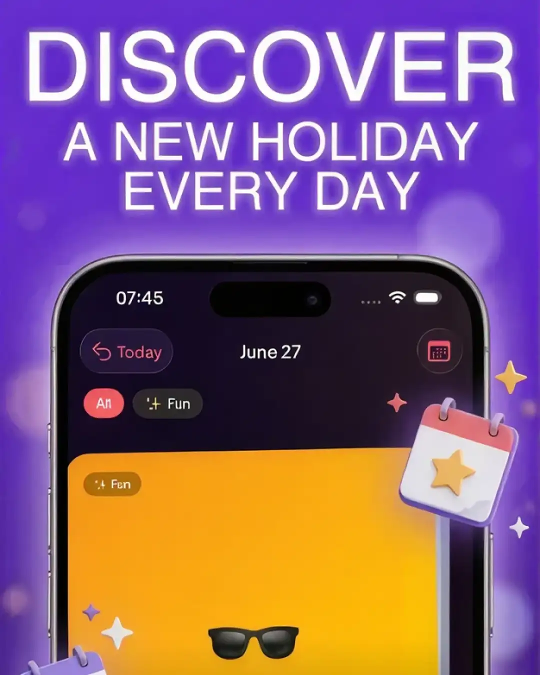 Fun Calendar — знімок екрана