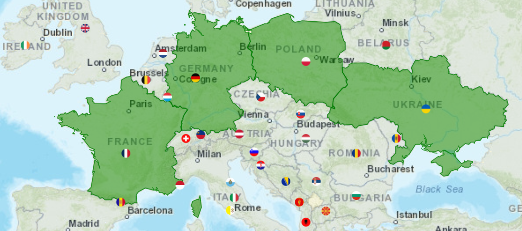 Countries Guesser — знімок екрана
